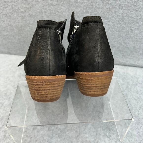 Sam Edelman Ankle Boots Dual Zipper Suede Black Women’s Size 9 - Picture 13 of 16